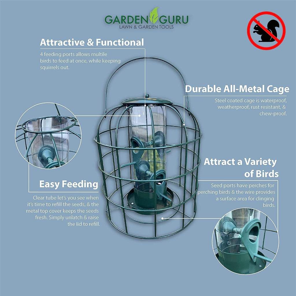 Squirrel Resistant Bird Feeder
