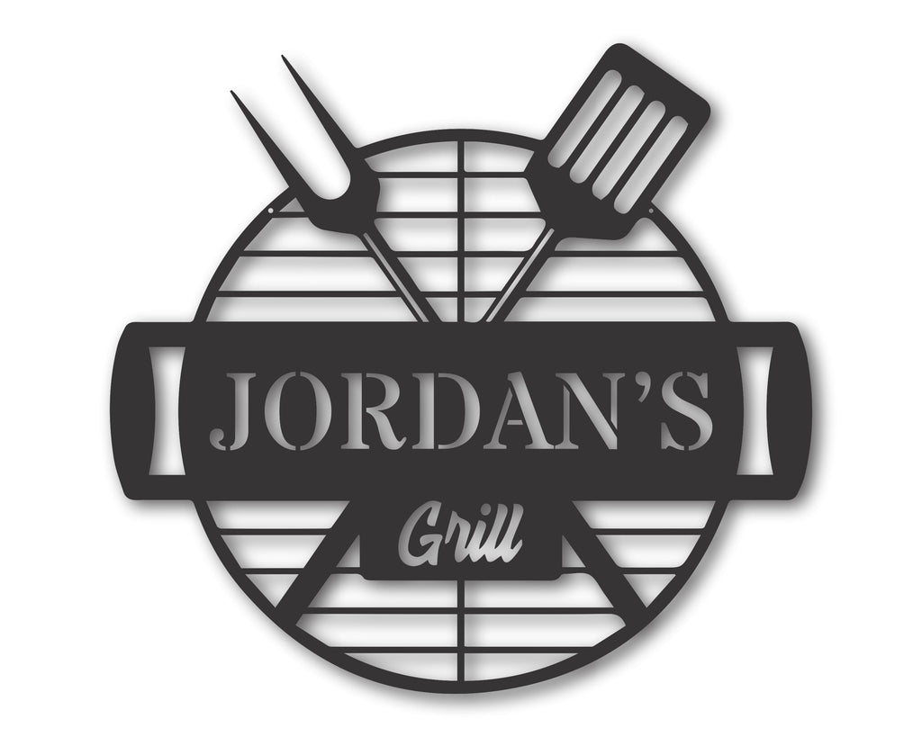 Custom Backyard Grill Sign