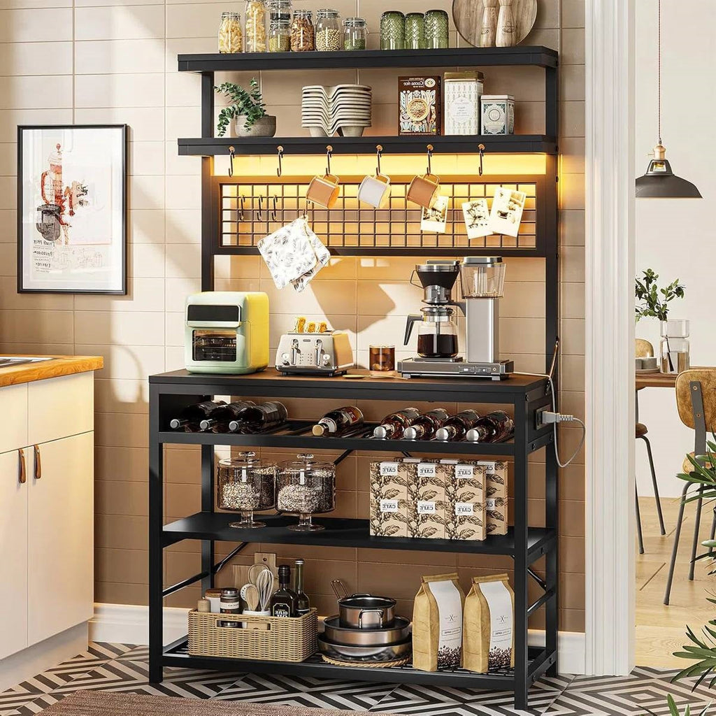 Lighted Kitchen Baker's Rack
