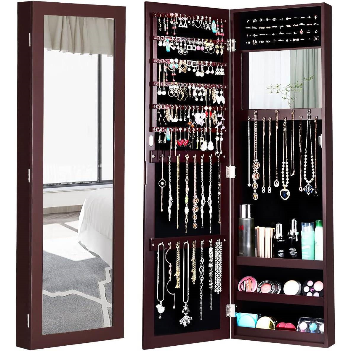Jewelry Box In Hanging Mirror