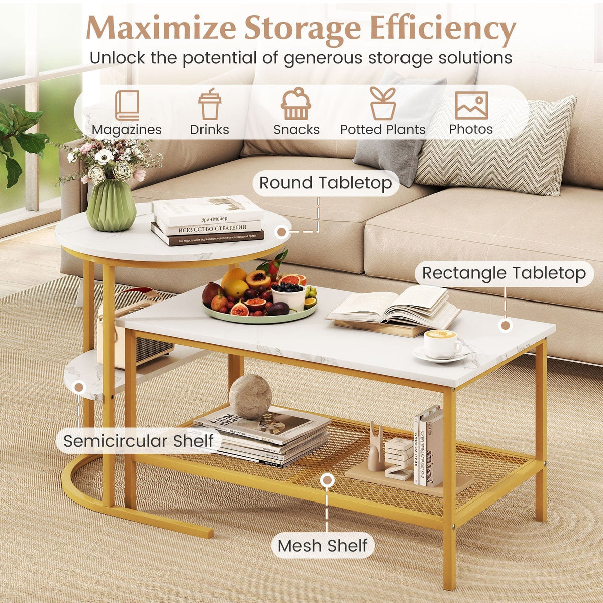 Coffee Table + End Table