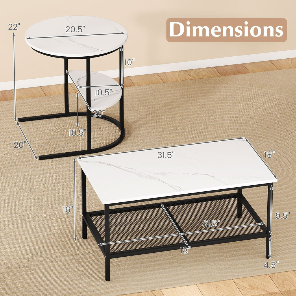 Coffee Table + End Table