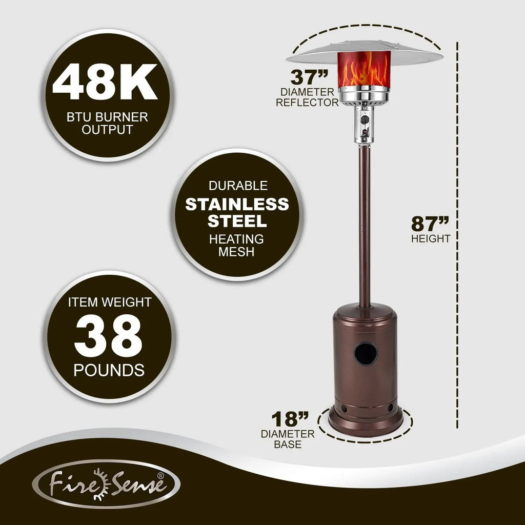 Commercial Patio Heater-Chestnut