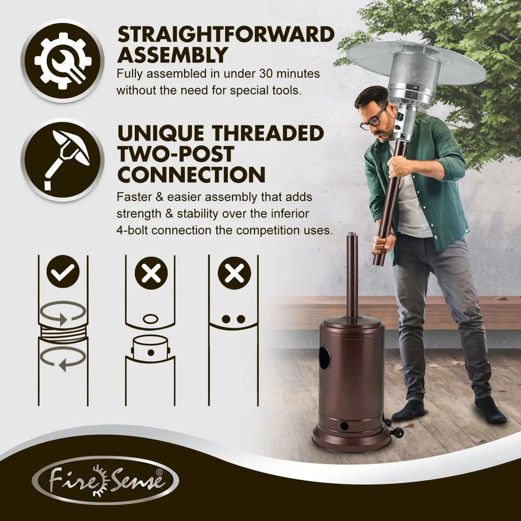 Commercial Patio Heater-Chestnut