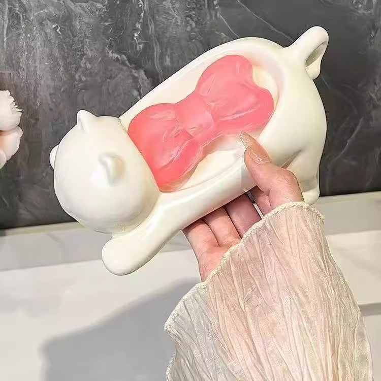 Cat Drainage Soap Dish