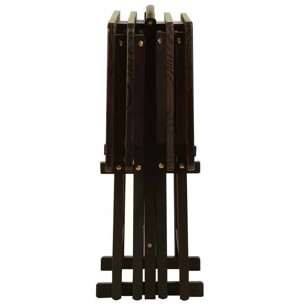 5 Pc. Brown Folding TV Tray