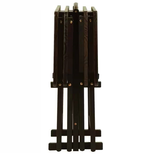 5 Pc. Brown Folding TV Tray