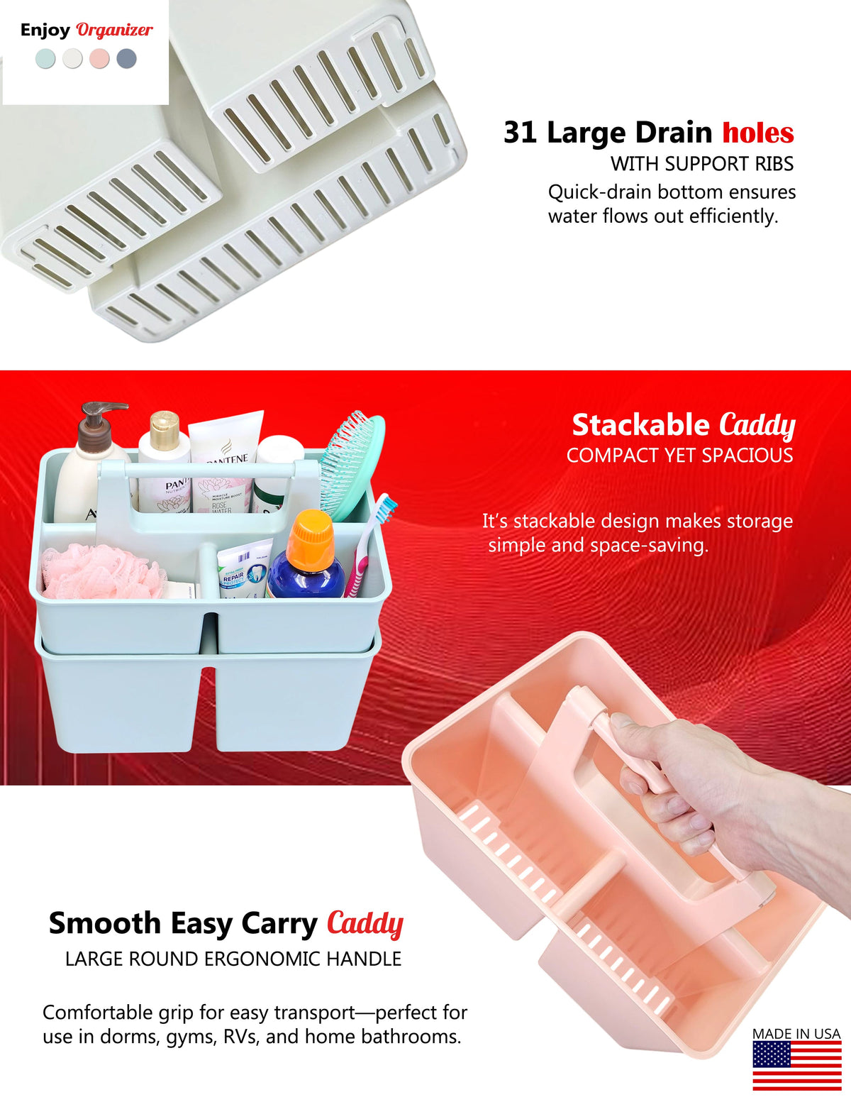 Dorm Shower Caddy/Organizer