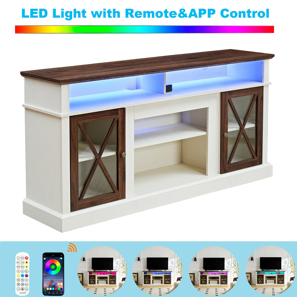 Up To 75" LED TV with Outlet