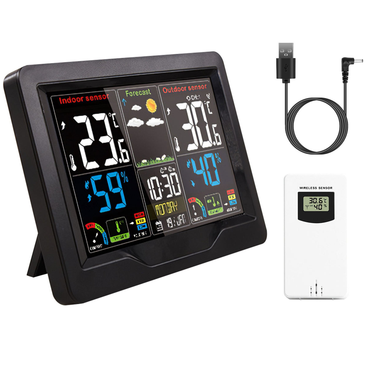 Wireless Weather Alarm Clock
