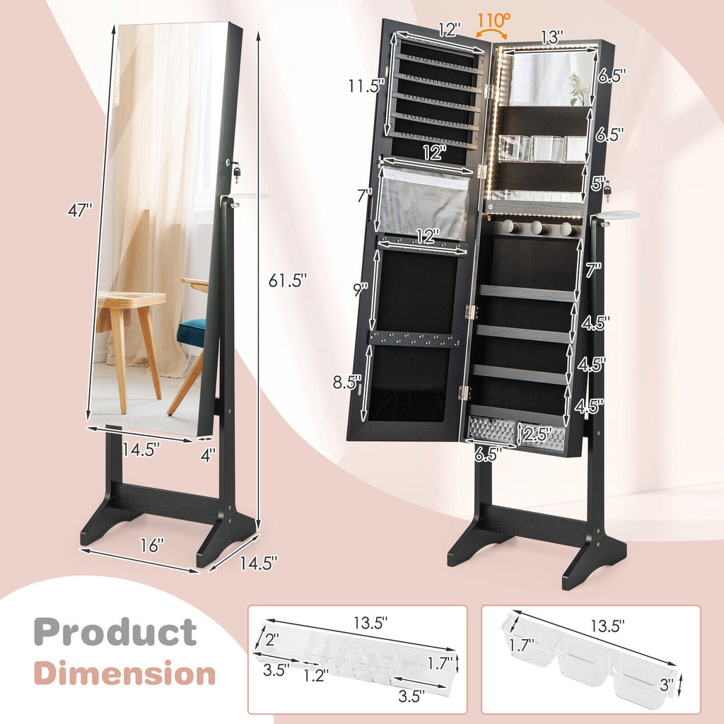 Jewelry Cabinet/Mirror Stand