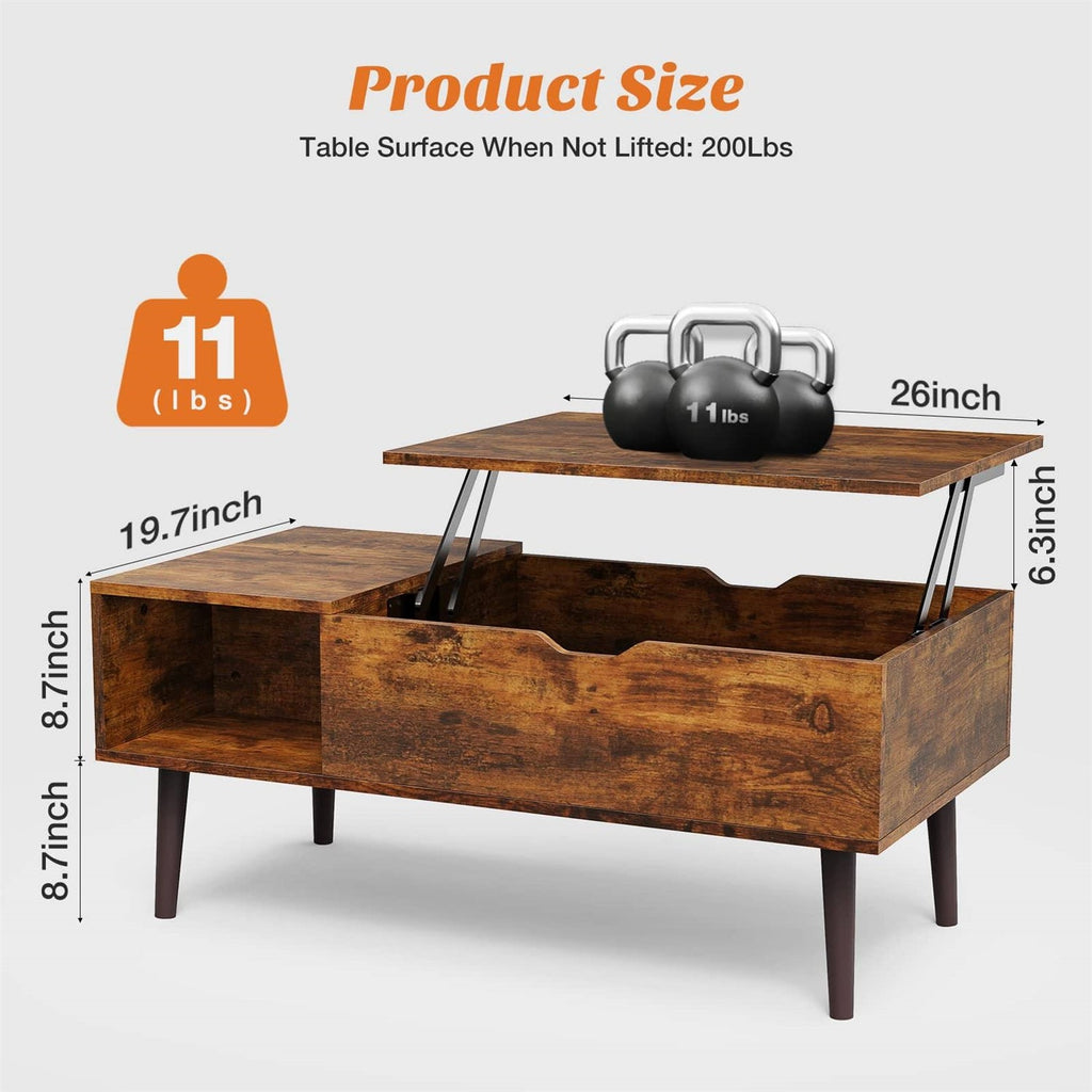 Lift-Top Coffee Table/TV Tray