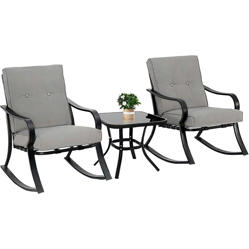 Patio Rocking Chair/Table Set