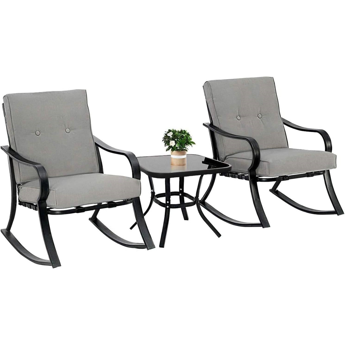 Patio Rocking Chair/Table Set