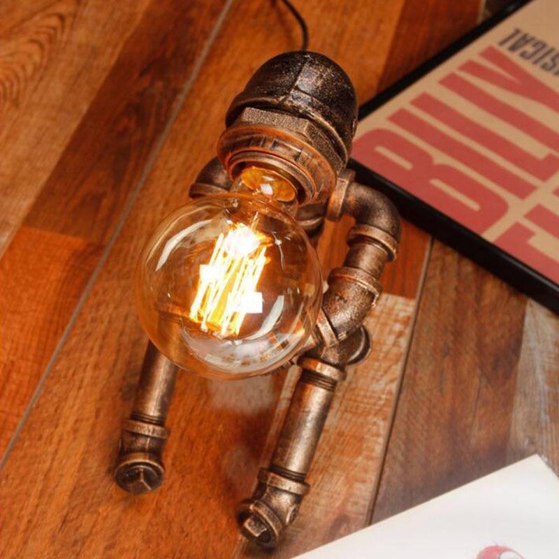 Retro Pipe Desk Lamp