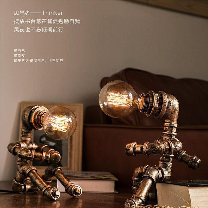 Retro Pipe Desk Lamp