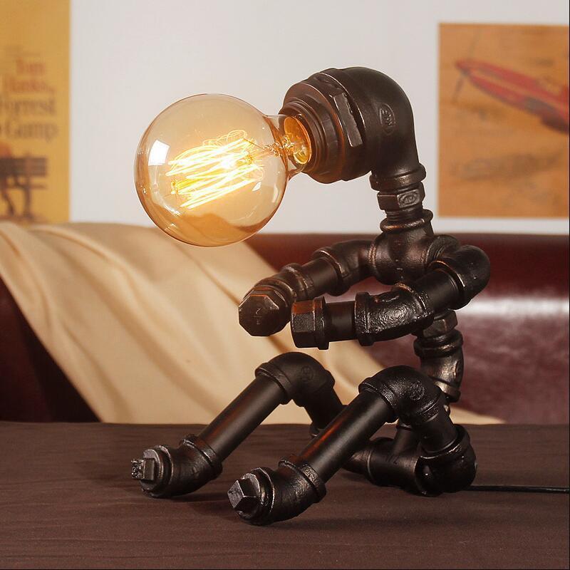 Retro Pipe Desk Lamp