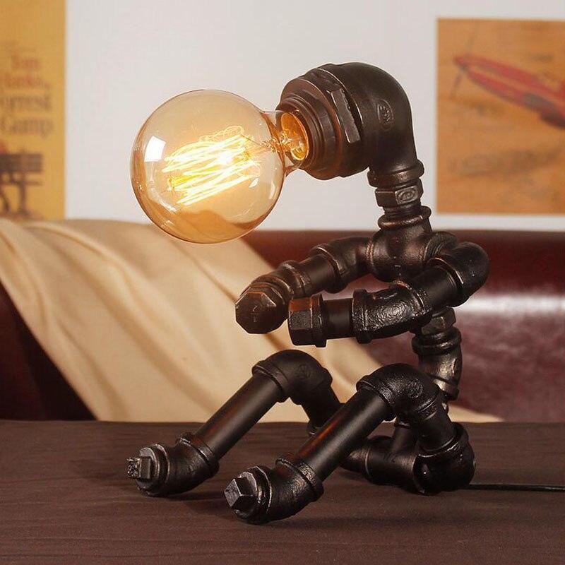 Retro Pipe Desk Lamp