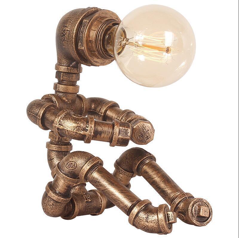 Retro Pipe Desk Lamp