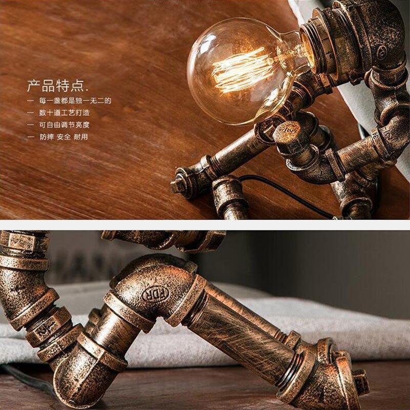 Retro Pipe Desk Lamp