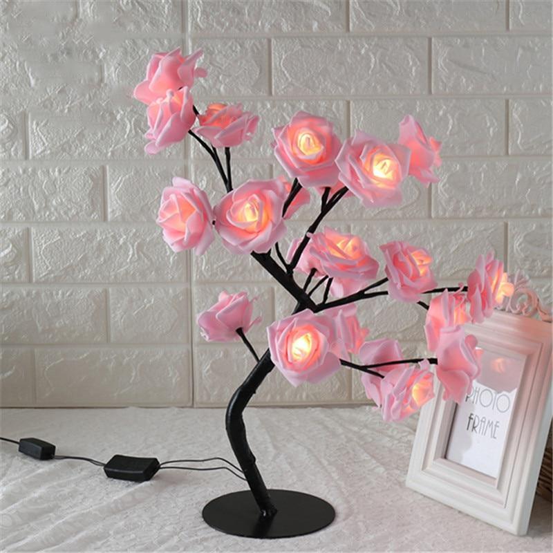 Rose Shaped Table Lamp