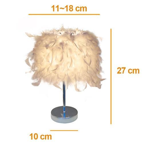 Feather Crystal Table Lamp