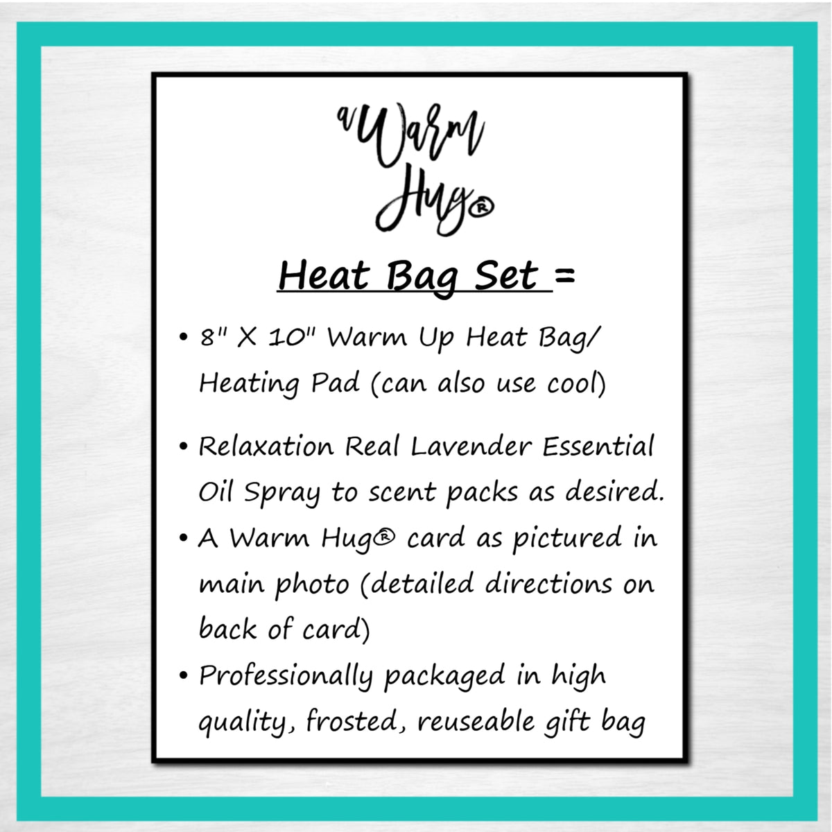 Microwave Heating Pads Gift Set