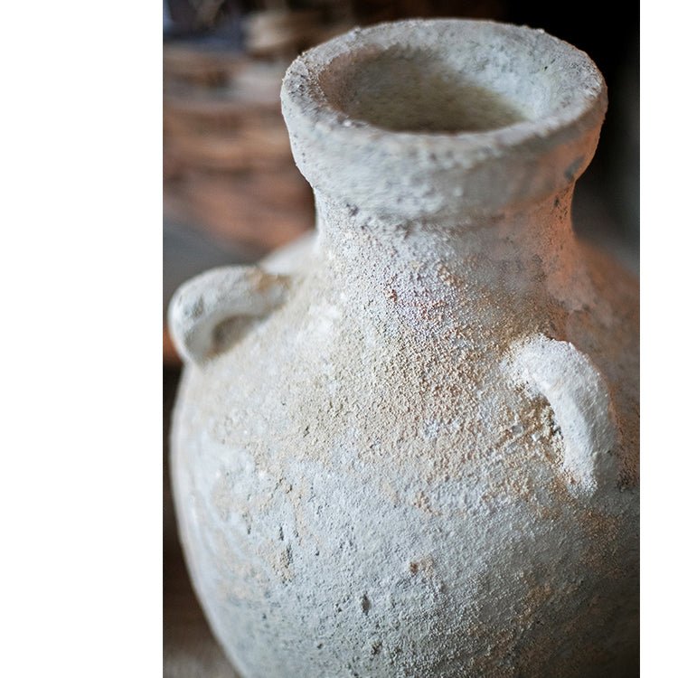 Stoneware Vase For Dried Flowers