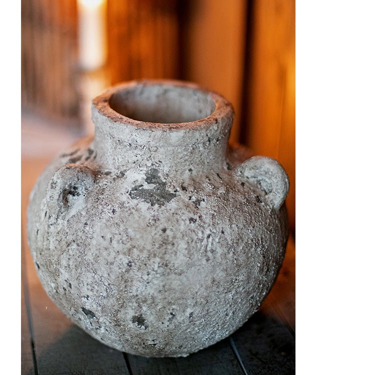Stoneware Vase For Dried Flowers