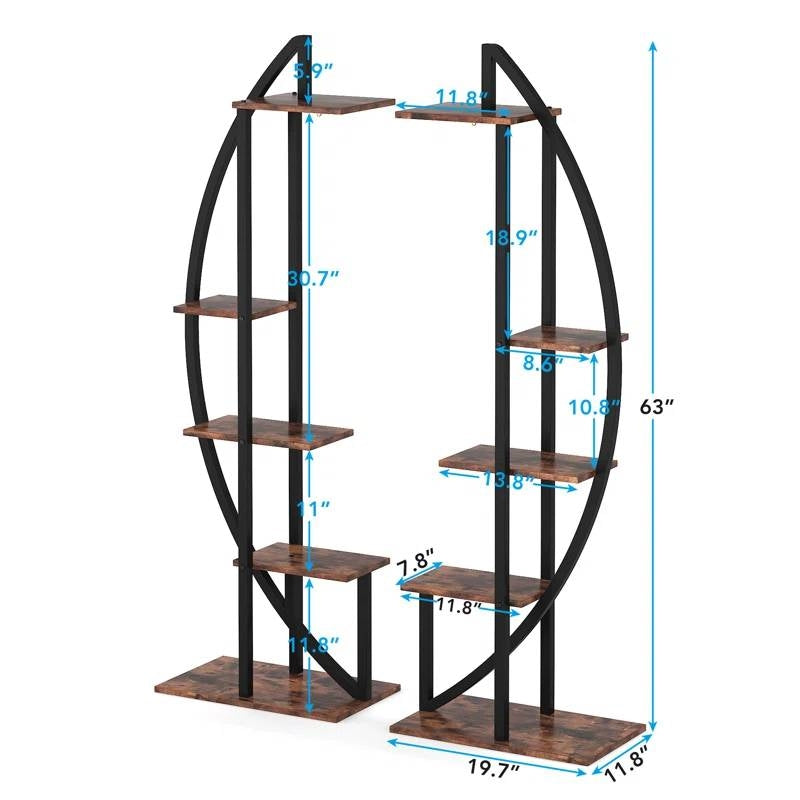 2Pc. 10-Tier Plant Stand