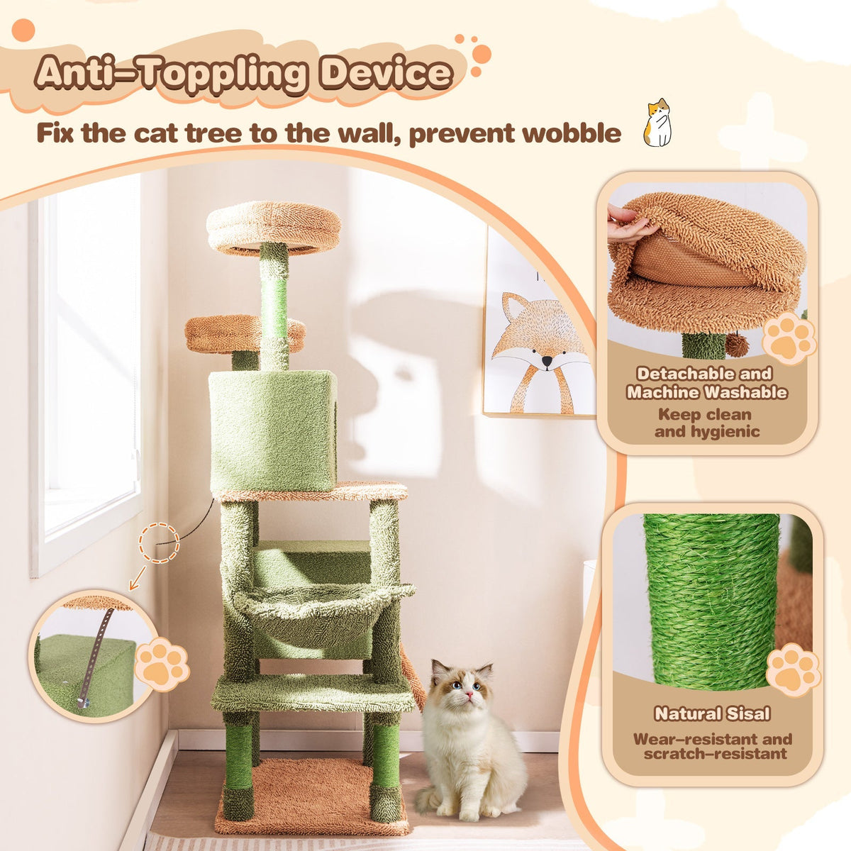 Cactus Cat Tree