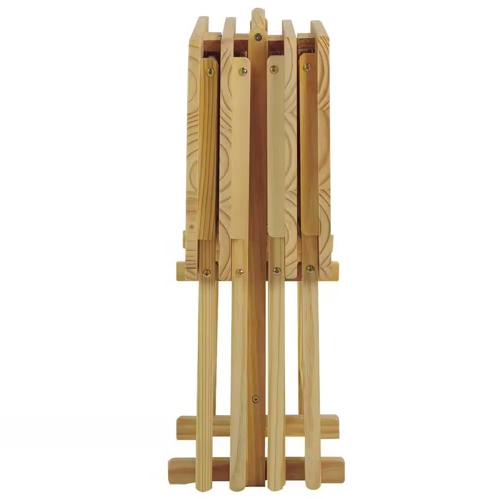 5 Pc. Natural Folding TV Tray