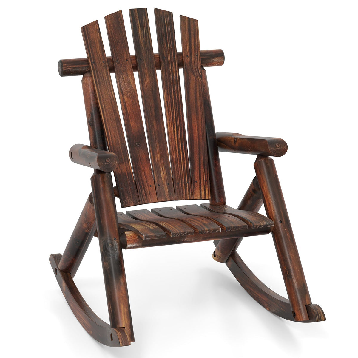 Wood Patio Rocking Chair