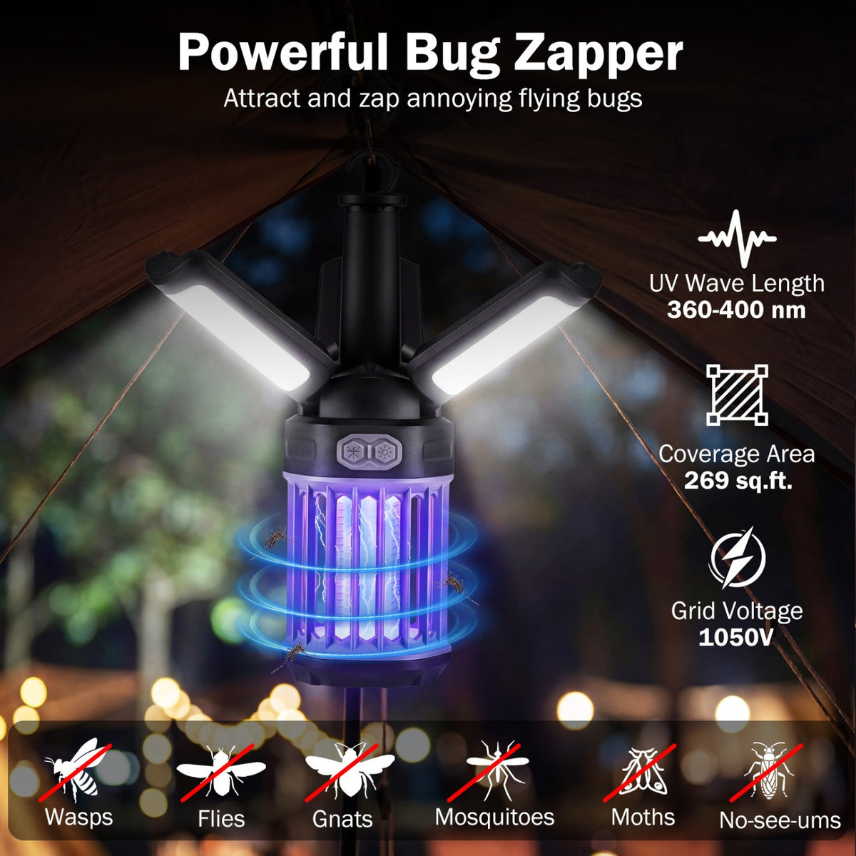 Recharge Hanging Bug Zapper