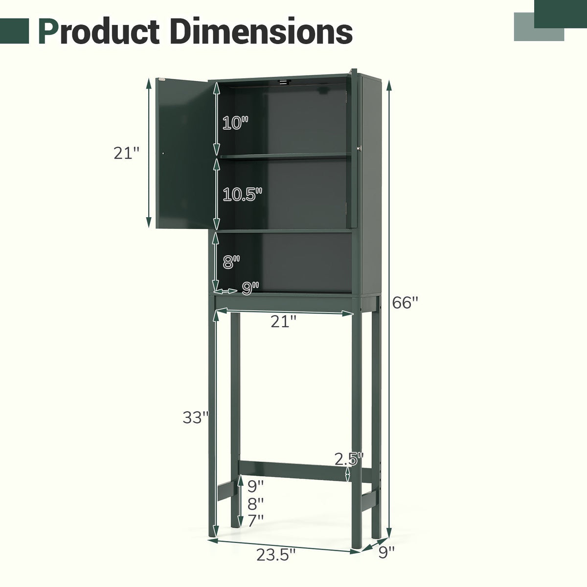 Over The Toilet Storage Cabinet