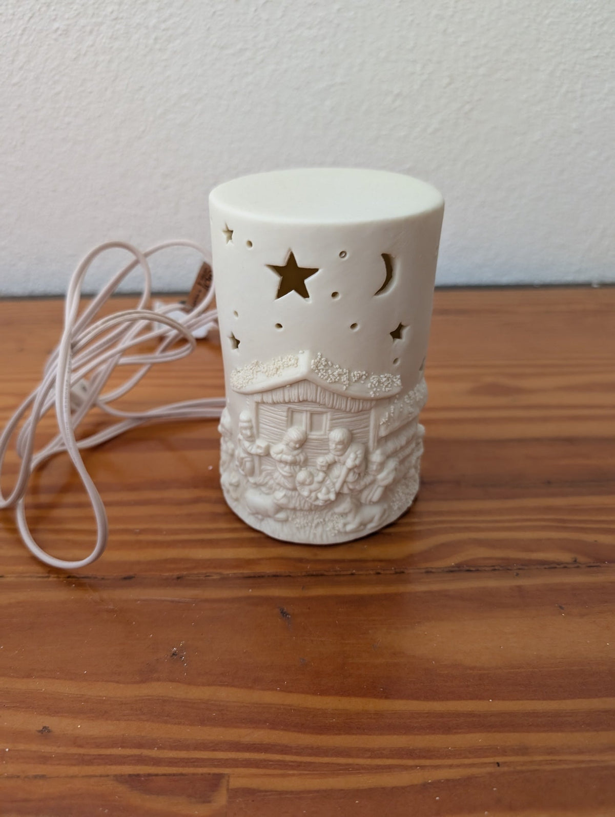 Ceramic Nativity Luminary
