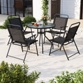 6 Pieces Patio Set w/Umbrella
