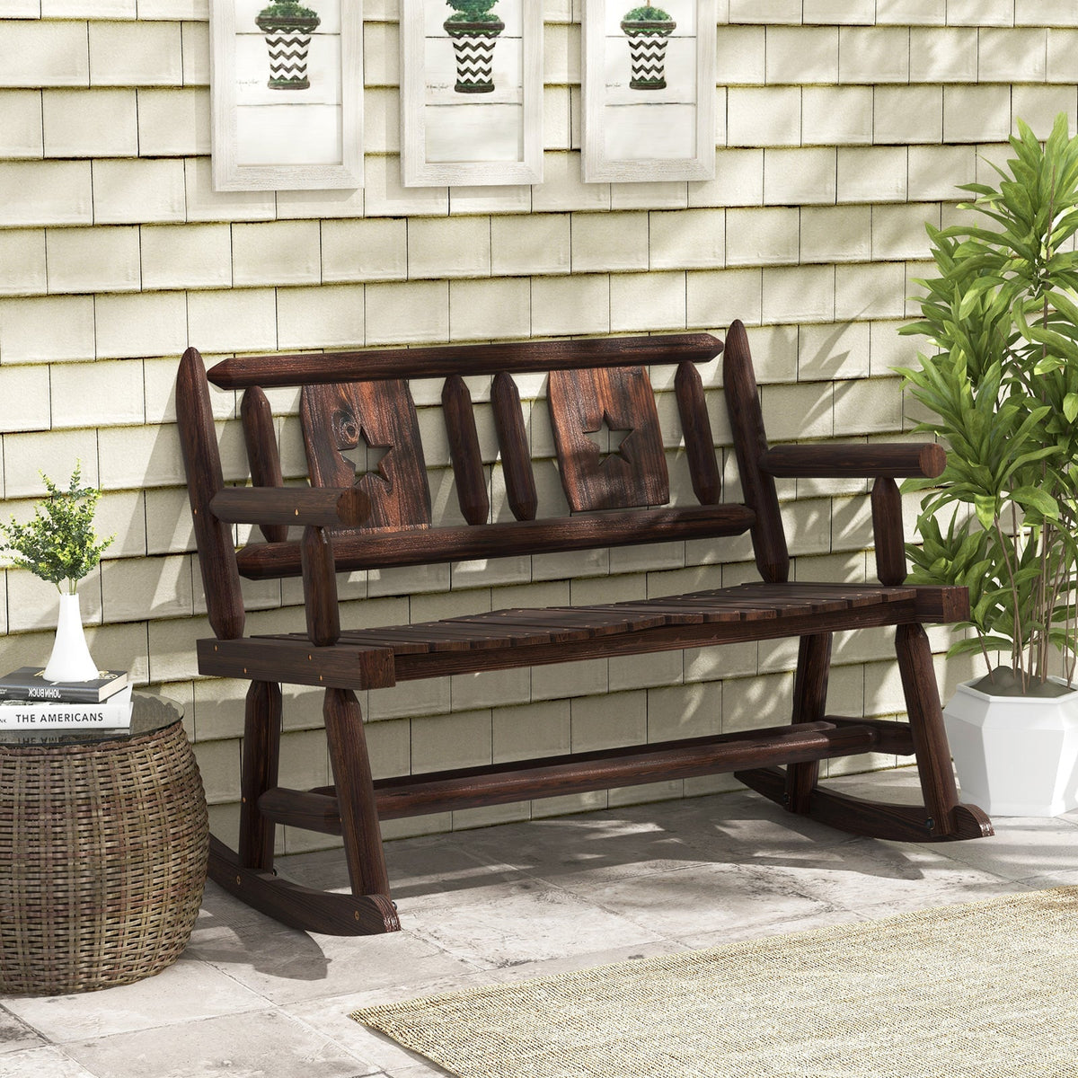 Patio Rocking Bench