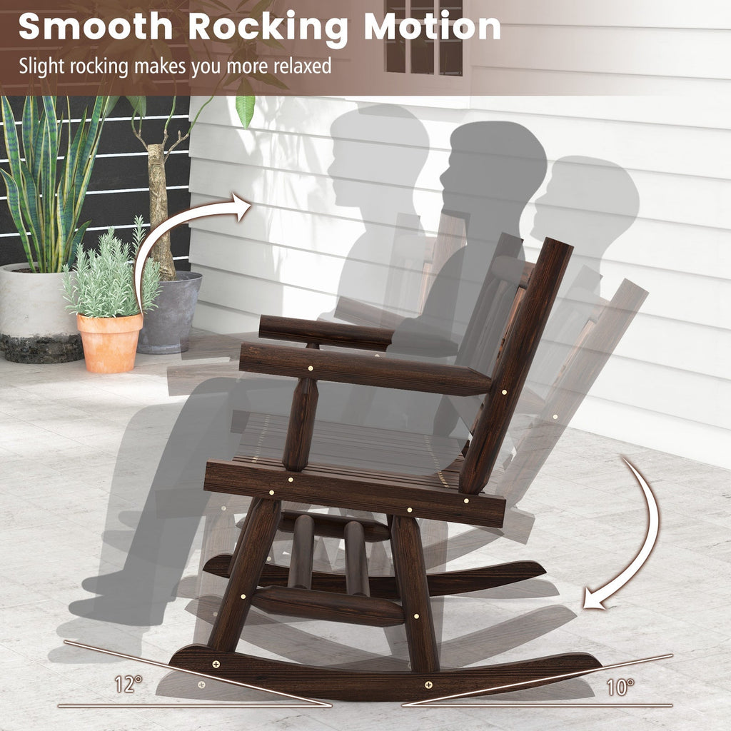 Patio Rocking Bench