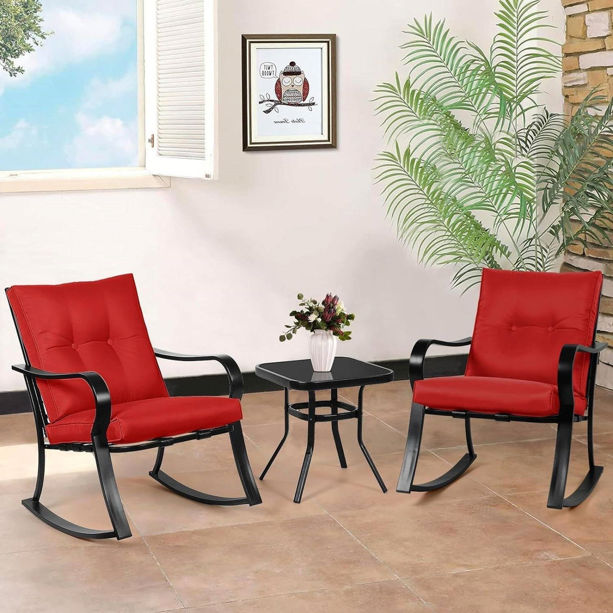 Rocking Chairs/Table Set