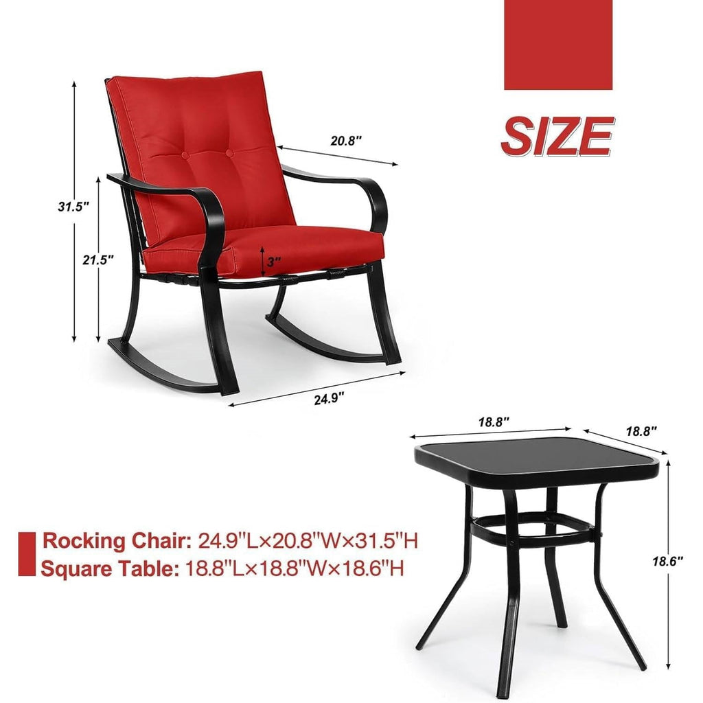 Rocking Chairs/Table Set