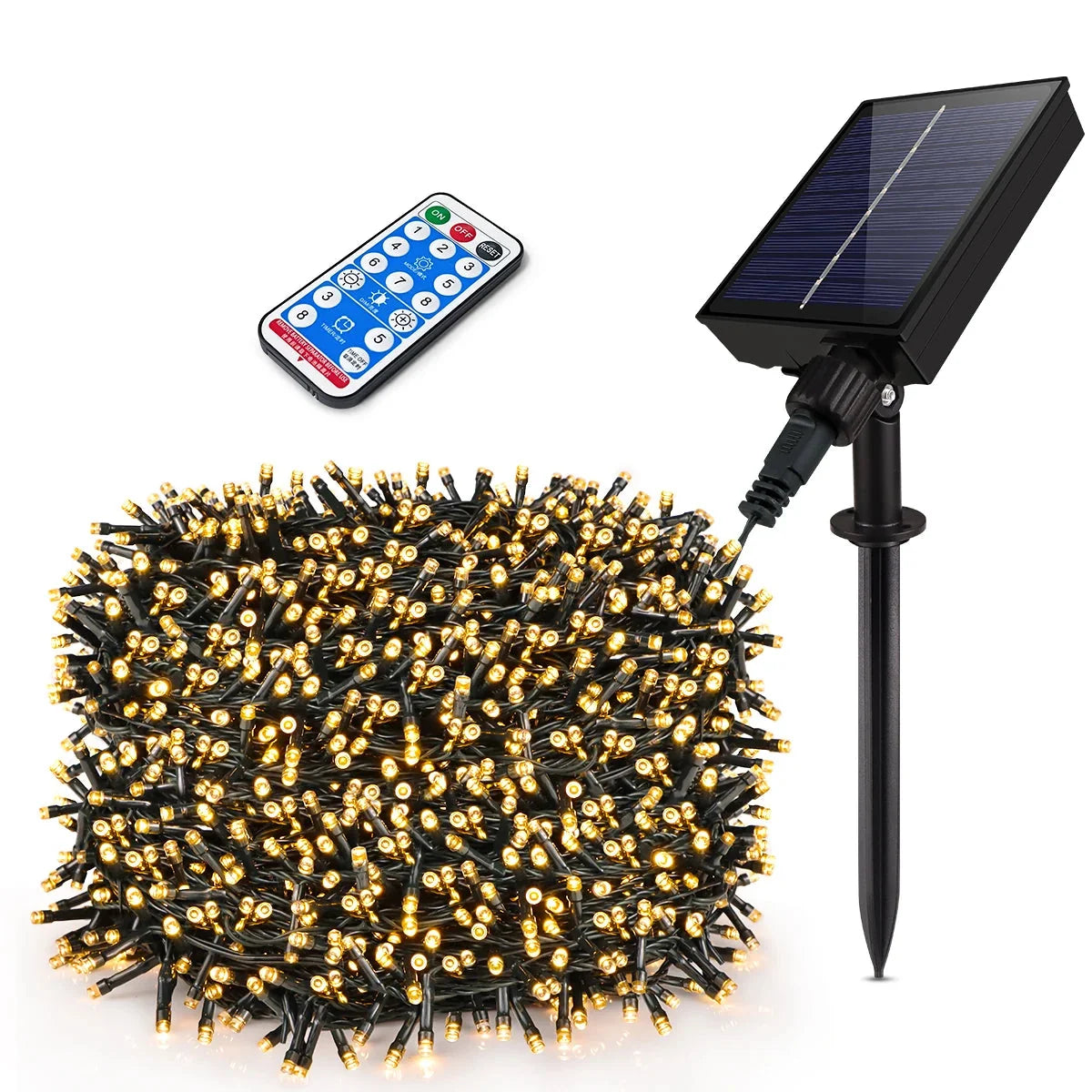 Solar Outdoor String Fairy Lights