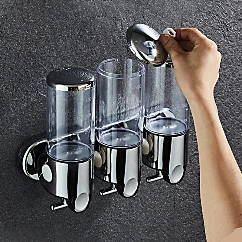 Soap/Shampoo Dispenser 1,2,3 Chamber