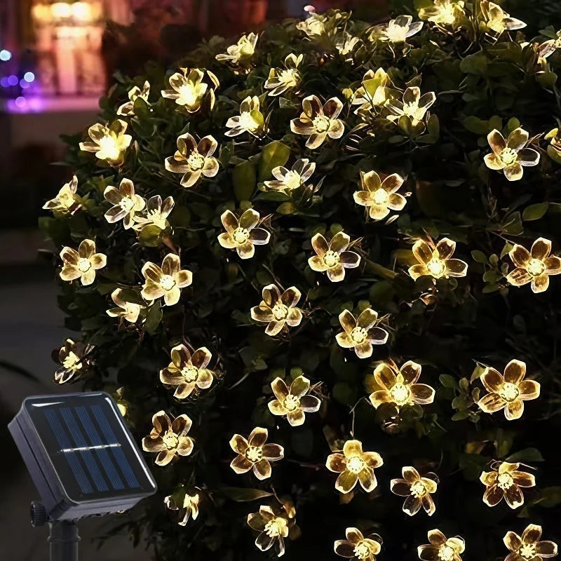 Solar Cherry Blossom Light Set