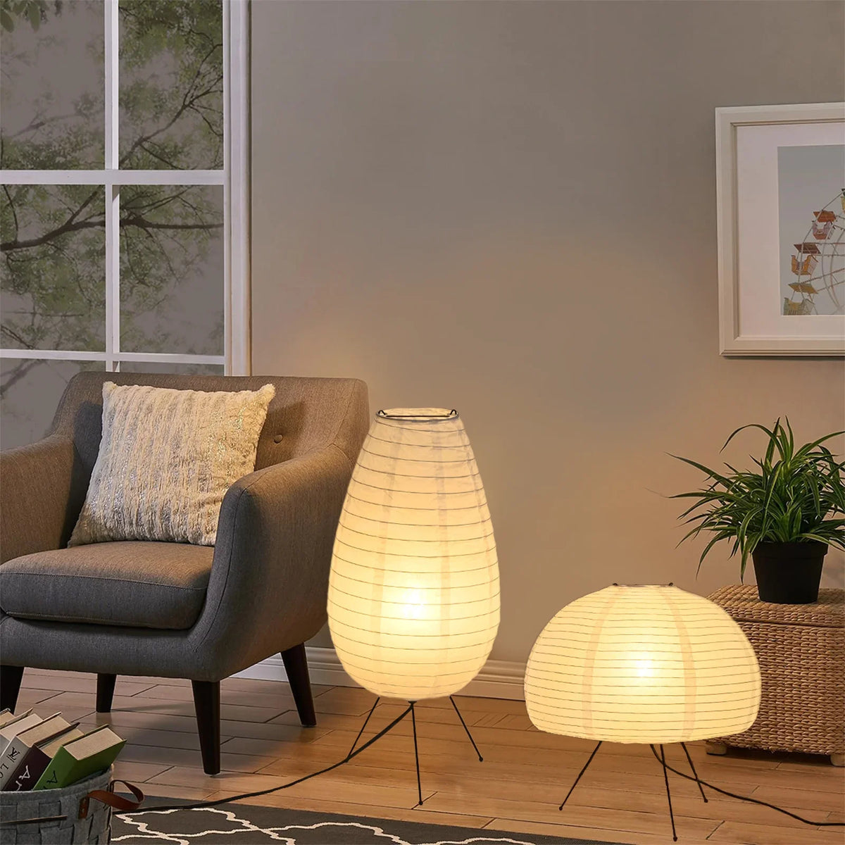 Rice Paper Floor Lamp