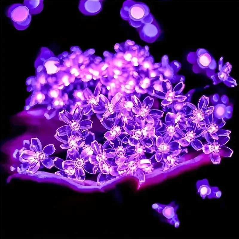 Solar Cherry Blossom Light Set