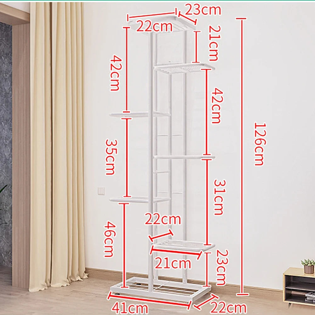 7-Tier Metal Plant Stand
