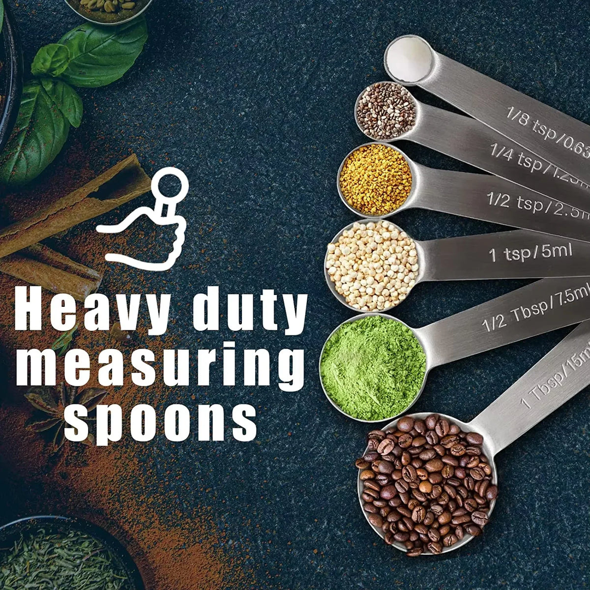 6Pcs Measuring Spoons Set
