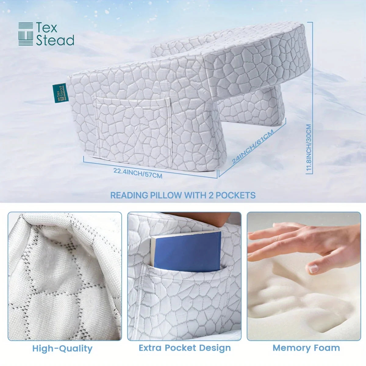 Reading/Gaming Armrest Pillow