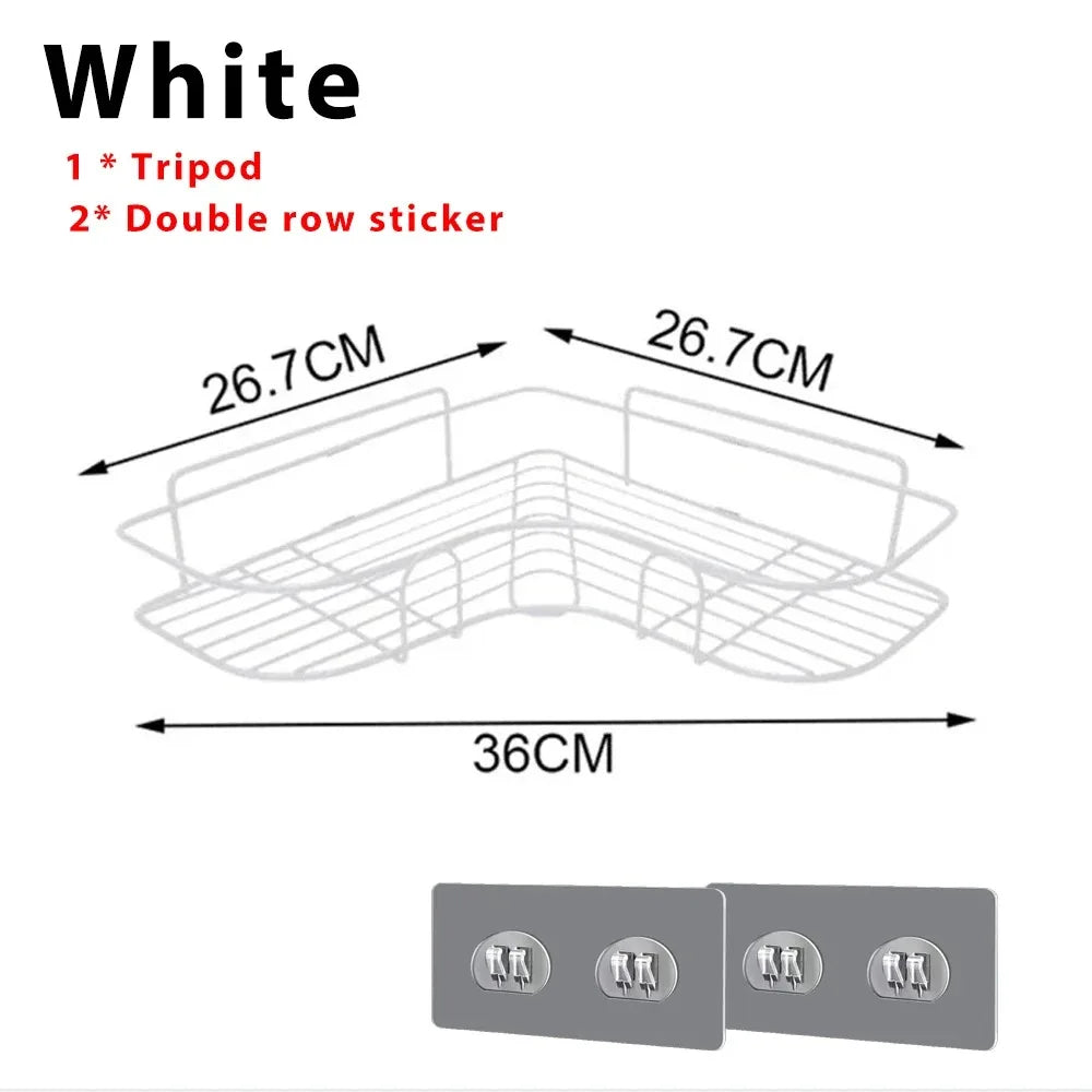 No-Drill Shower Corner Shelf